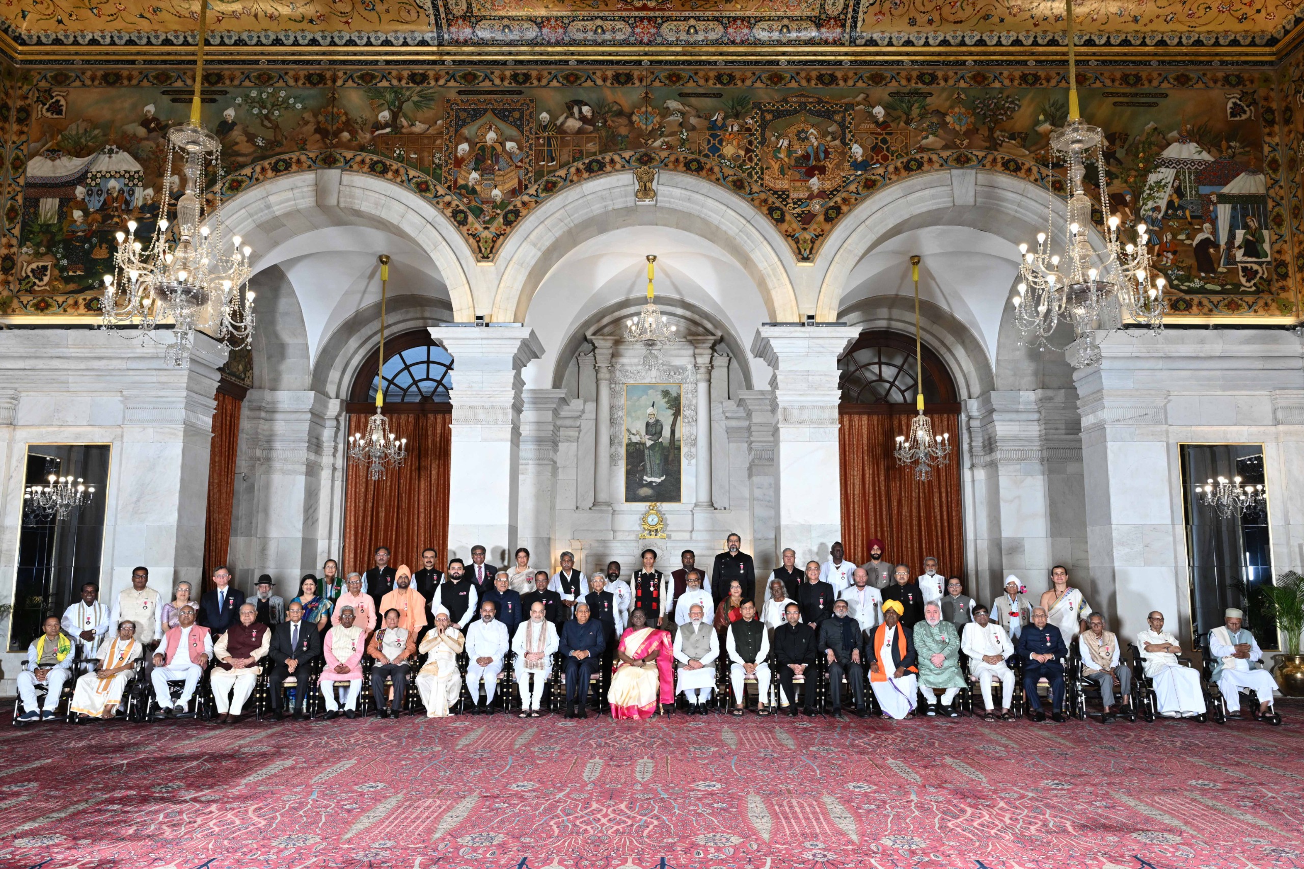 The President of India, Smt Droupadi Murmu presented   Padma Vibhushan, Padma Bhushan and Padma Shri Awards for the year 2025 at the Civil Investiture Ceremony-II held at Rashtrapati Bhavan on May 27, 2025.